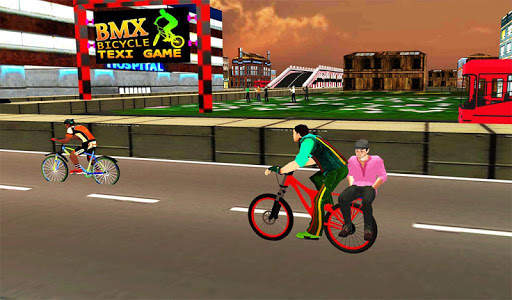 BMX Bicycle Taxi Game screenshot 8