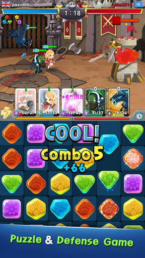 Puzzle Clash: PvP Defense Game | Match Strategy screenshot 5