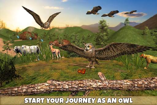Owl Bird Simulator Birds Game screenshot 1