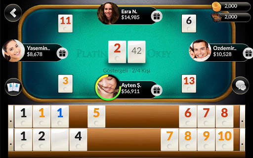 Okey - Platin Rummy Okey screenshot 1