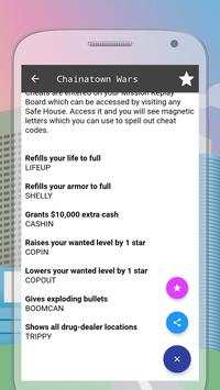 Cheats for GTA screenshot 3