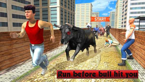 Angry Bull Simulator 2019: Bull Attack Games 3D screenshot 1