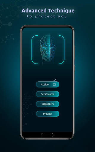 Face Scanner Lock Screen Prank screenshot 3