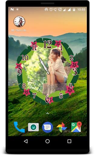 My Photo Clock live wallpaper screenshot 2
