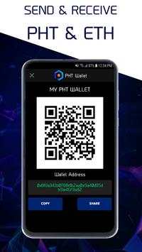 Phoneum Wallet - PHT and ETH Crypto Wallet скриншот 3