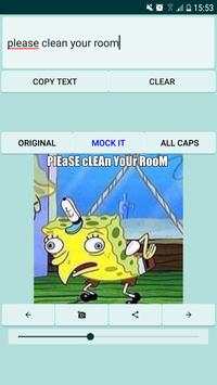 Spongebob Mocking meme generator screenshot 1