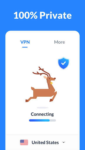 Free VPN - A Fast, Secure & Unlimited, VPN Free screenshot 1
