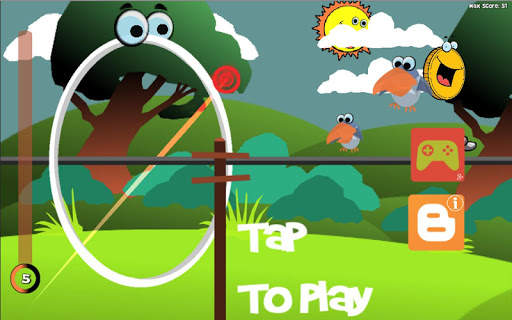Hula Hoop VS Birds स्क्रीनशॉट 1