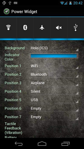 Power Widget lite screenshot 2