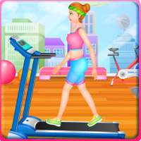 Fitness meisje train dress up on 9Apps