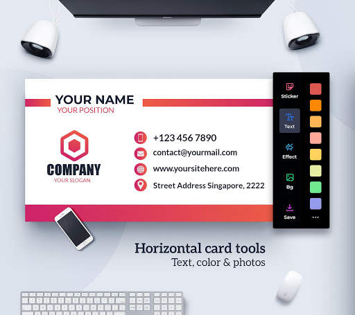 Business Card Maker Free Visiting Card Maker screenshot 7