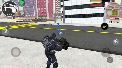 Agent Venom Rope Hero  Gngaster Crime screenshot 3