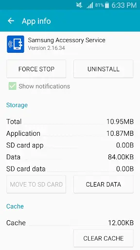 Samsung Accessory Service 1 تصوير الشاشة