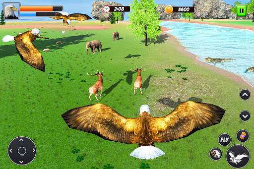 Eagle Simulator: Flying Bird Family Games screenshot 15