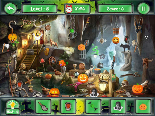 Halloween Hidden Object Games : Haunted House screenshot 1