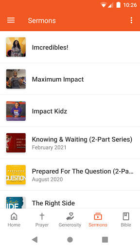 Impact Church App screenshot 2