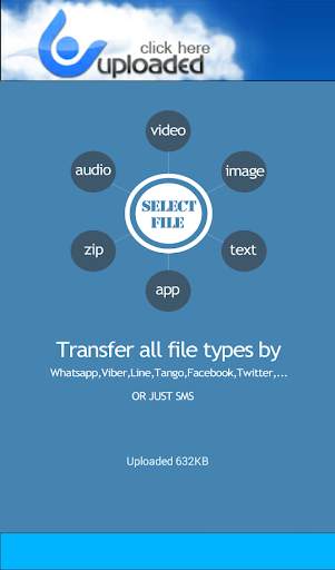Unlimited File Sender AnyWhere screenshot 1