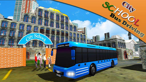 City School Bus Driving: 2020 Game screenshot 1