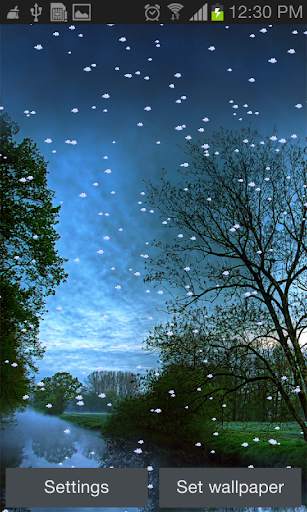 Snowfall Free Live Wallpaper screenshot 7
