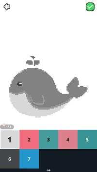 Shark Coloring By Number-Pixel Art screenshot 7