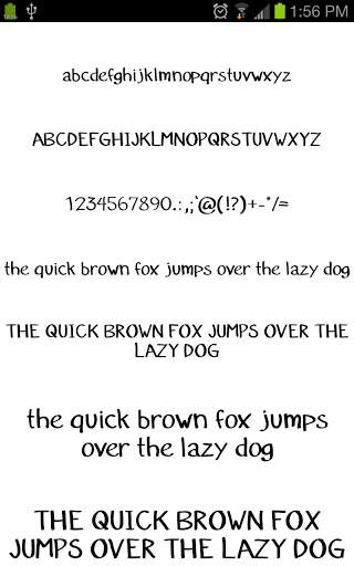 Fonts for Galaxy FlipFont Free скриншот 1