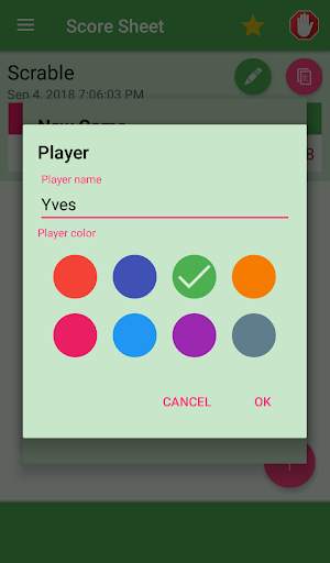 Score sheet 3 تصوير الشاشة
