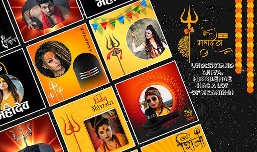 Shiva Photo Editor App, Mahadev Photo Editor Frame screenshot 4