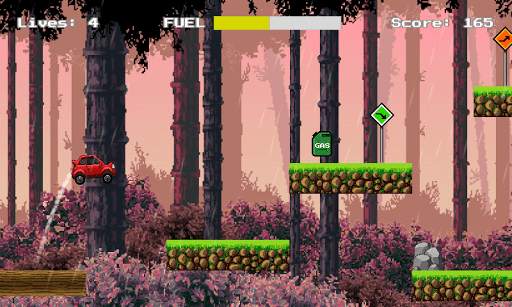 Jumping Race - Retro Game Car Racing screenshot 4