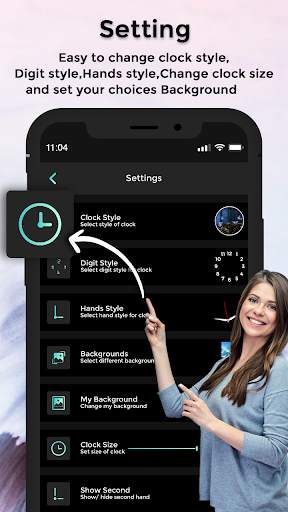 Clock - Digital Clock Live Wallpaper screenshot 2