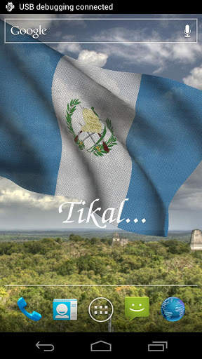 Guatemala Flag Live Wallpaper screenshot 2
