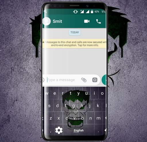 superhero keyboard theme screenshot 4
