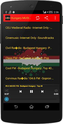 Hungary MUSIC Radio screenshot 1