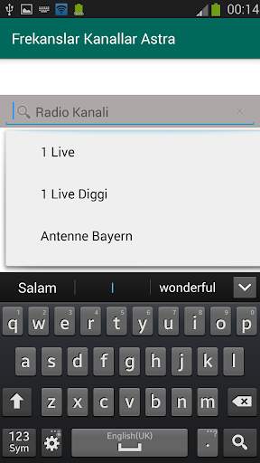Kanallar ASTRA Frekansları screenshot 6