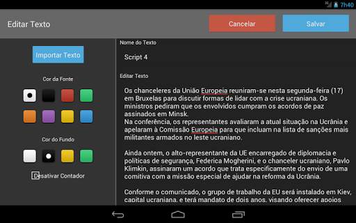 Teleprompter Pro Lite screenshot 11