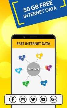 Free data internet free 3g 4g Free MB Prank screenshot 3