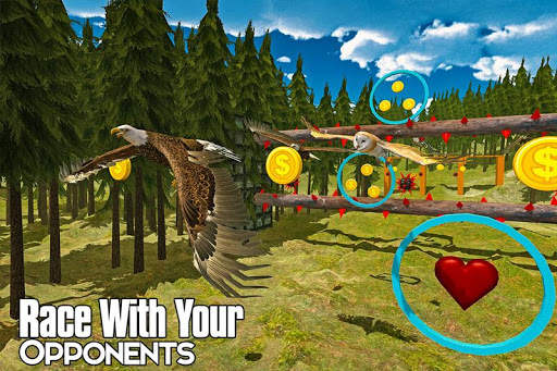 Eagle Racing Simulator: Animal Race Game screenshot 3