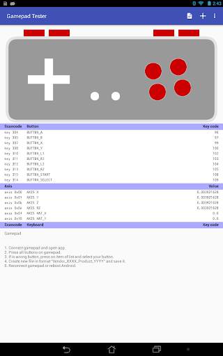 Gamepad tester screenshot 7