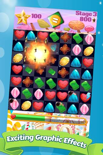Candy Gems and Sweet Jellies screenshot 2