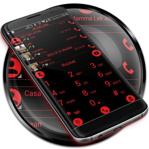 Theme for Drupe and RocketDial and ExDialer BRed 100