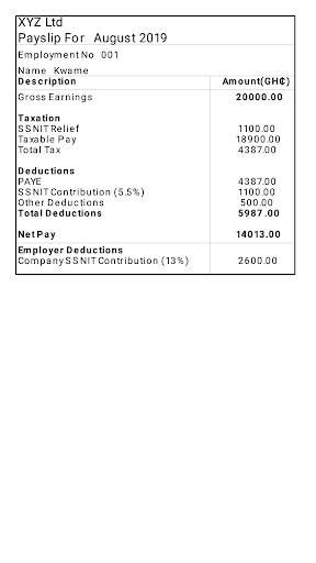 Ghana Payslip Calculator screenshot 4