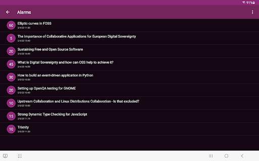 FOSDEM 2023 Schedule screenshot 14