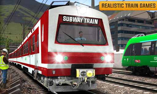 Euro Train Driving Simulation 3D: Free Train Games screenshot 2