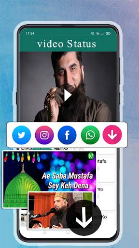 Islamic : Naat Whats Video Status screenshot 2