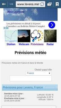 Météo Levens (06) screenshot 2