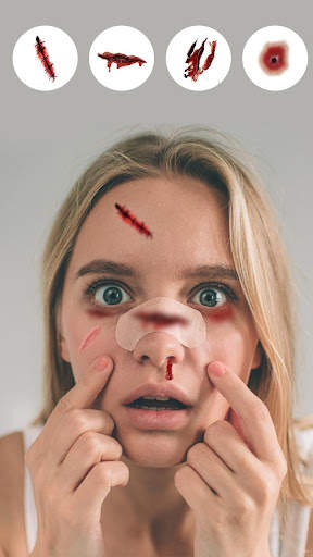 Injury on Face Photo Maker screenshot 1