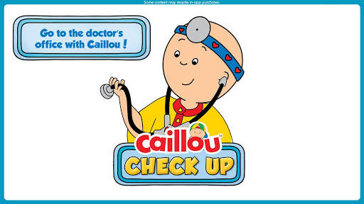 Caillou เช็คอัพ – เกมหมอ screenshot 1