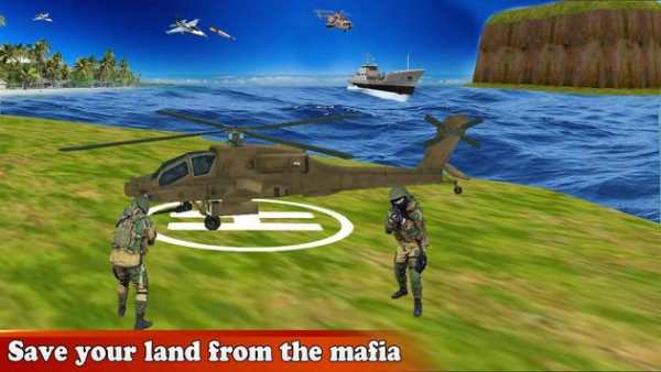 Air Gunship Helicopter Strike Battle screenshot 4