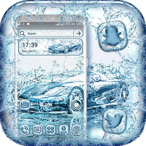 Water Car Launcher Theme 1.0.1