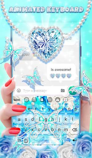 Diamond Butterfly Wallpaper HD screenshot 2