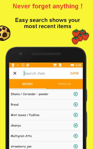 Bazaar List - Grocery Shopping List App screenshot 3